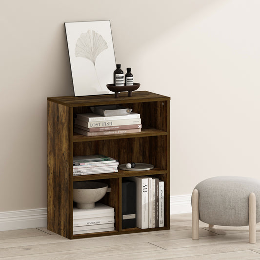 Furinno Pasir 3 Tier Display Bookcase, Amber Pine