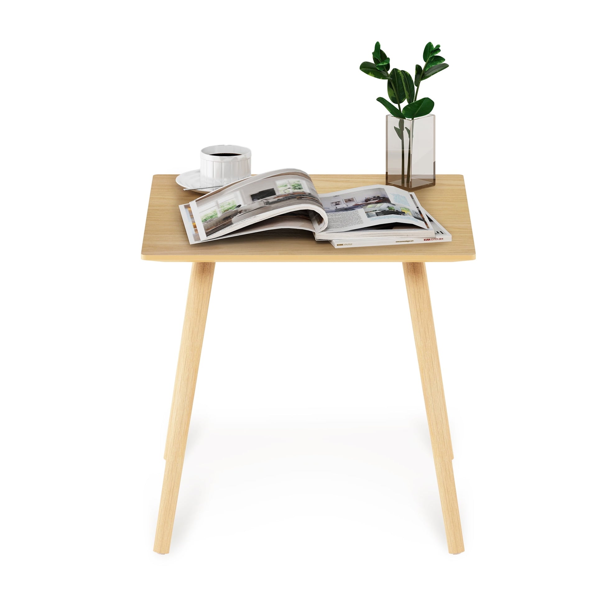 Furinno Theo Side Table, Oak