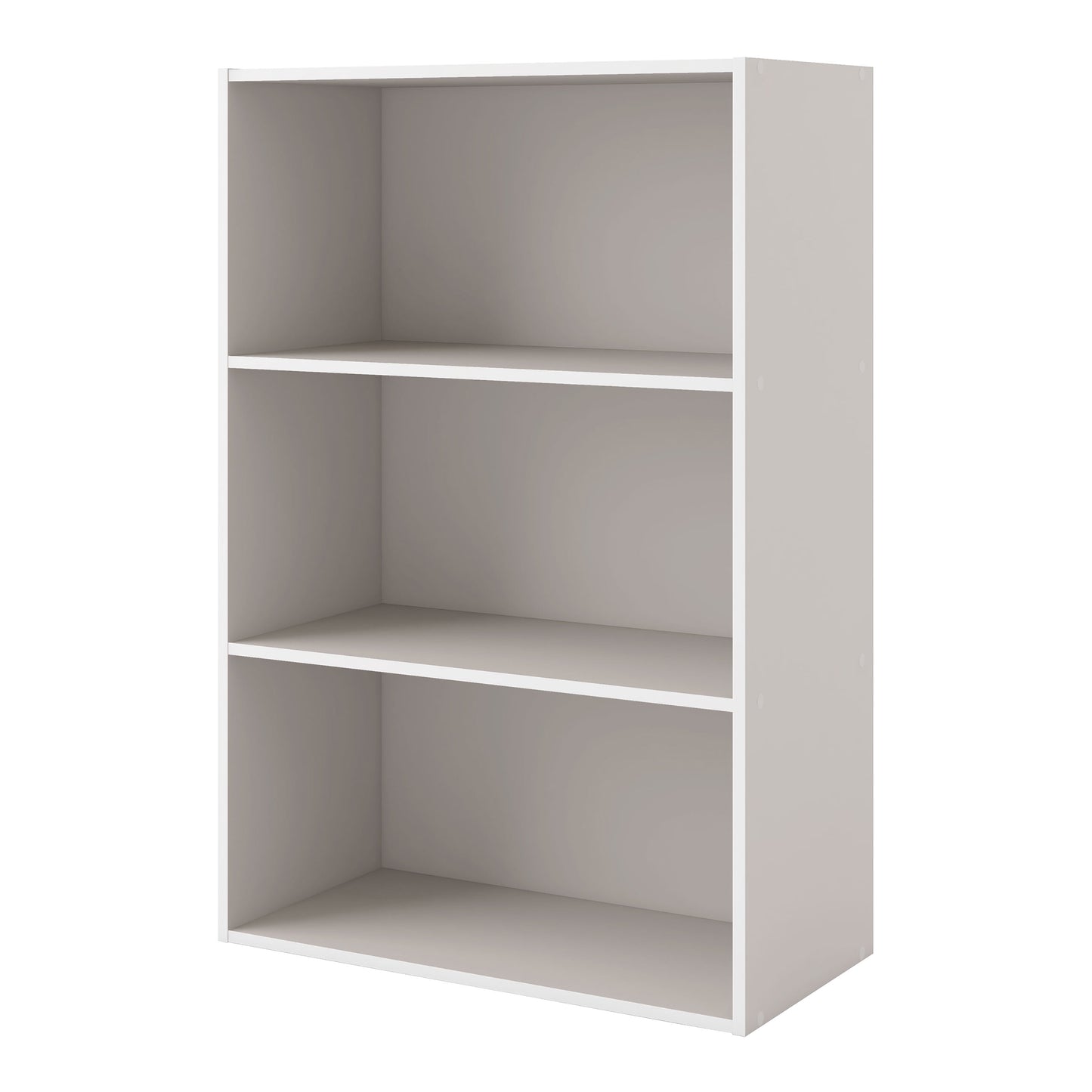 Furniture of America Brooks Stackable 3-Tier Wood Gray Bookcase