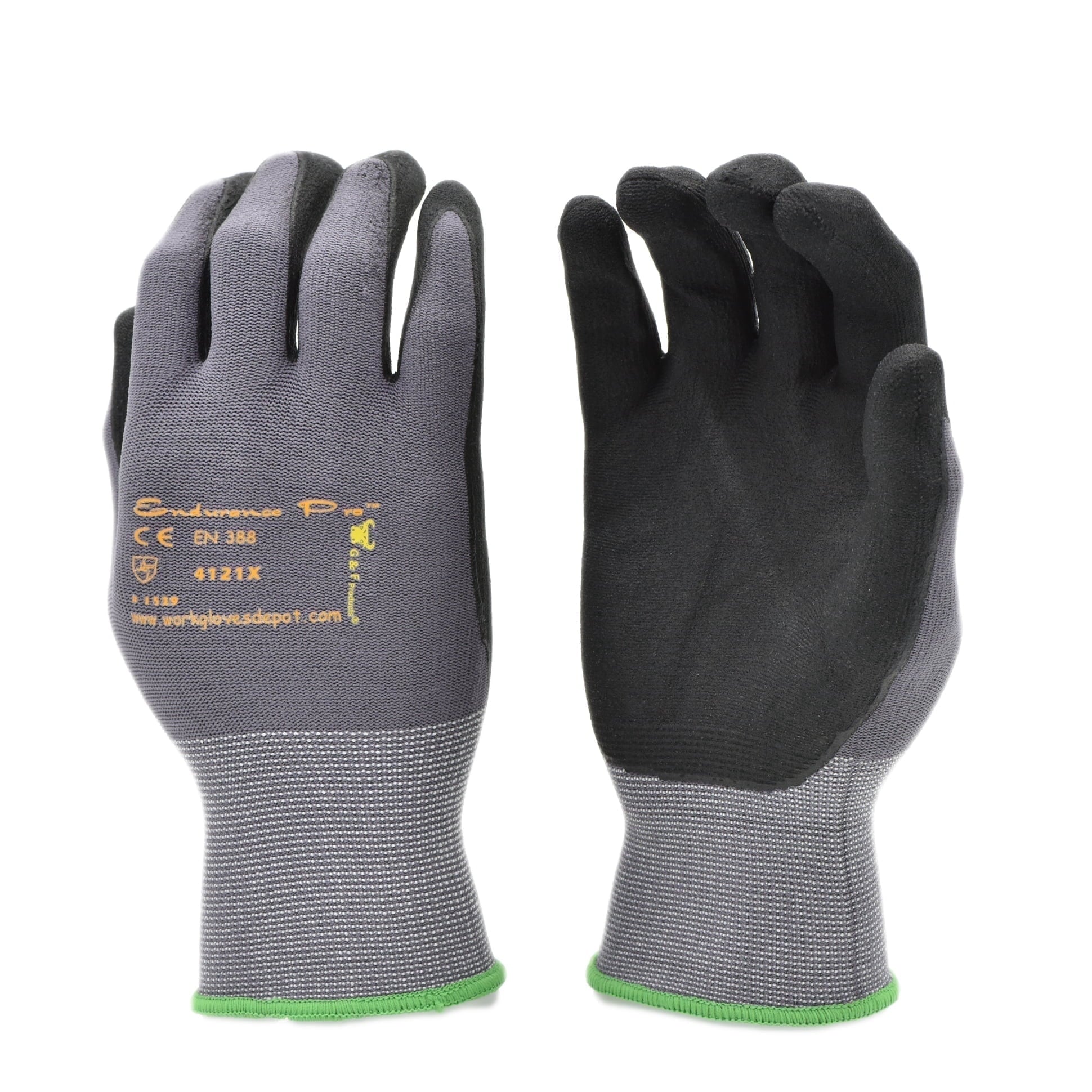 G & F Products Knit Nylon Gloves 1529S-12 Workwear Safety 12 Count Small