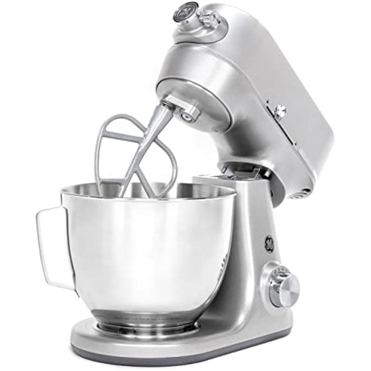 GE Tilt-Head Electric Stand Mixer with 7-Speed and 350-Watt Motor