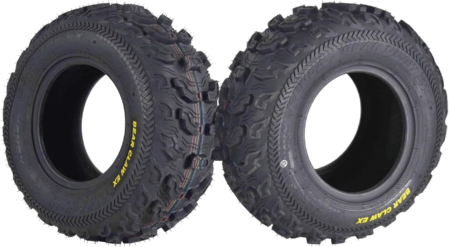 GUOTQ Bearclaw EX K573-22x8-10 Front Tires for All Terrain (ATV), UTV, and Side by Side (SxS) Vehicles - 6-Ply - Bear Claw EX 22x8x10 (2-Pack)