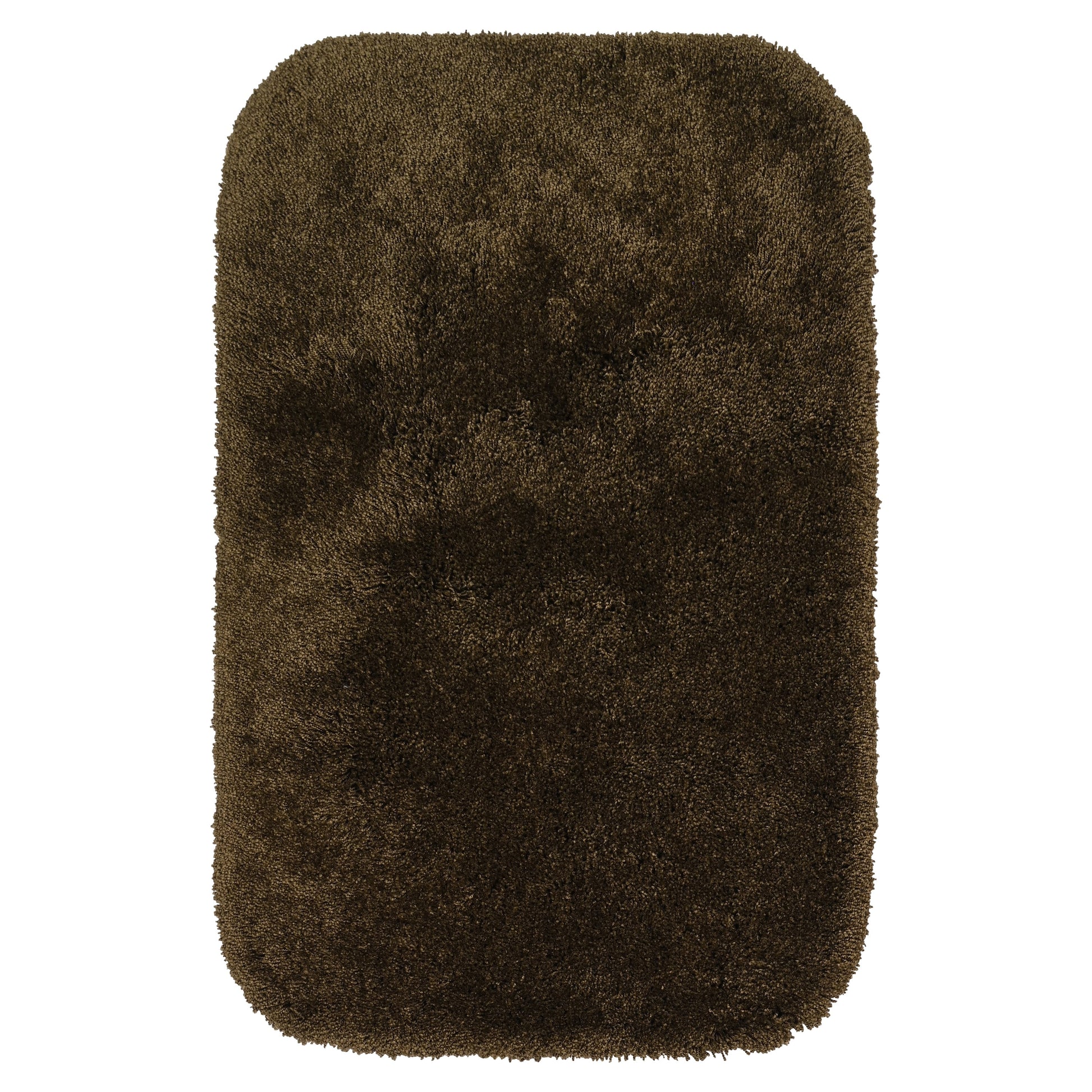 Garland Rug Finest Luxury Washable Nylon Chocolate Bath Rug, 30" x 50"