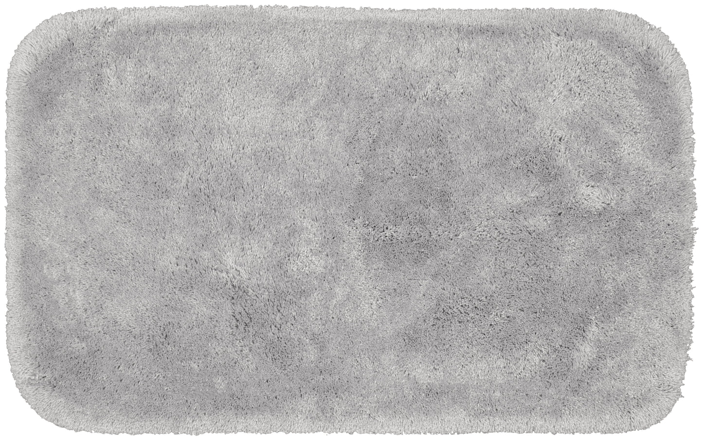 Garland Rug Finest Luxury Washable Nylon Platinum Gray Bath Rug, 24" x 40"