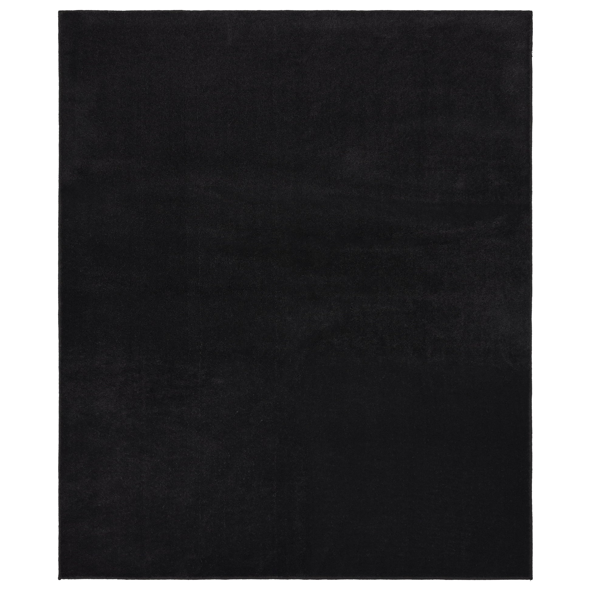 Garland Rug Gramercy Washable Polypropylene Black Bathroom Carpet, 6' x 9'
