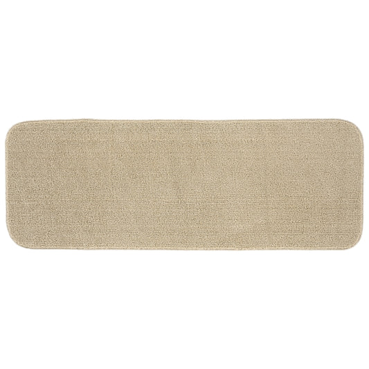 Garland Rug Gramercy Washable Polypropylene Champagne Bathroom Runner, 22â€ x 60â€