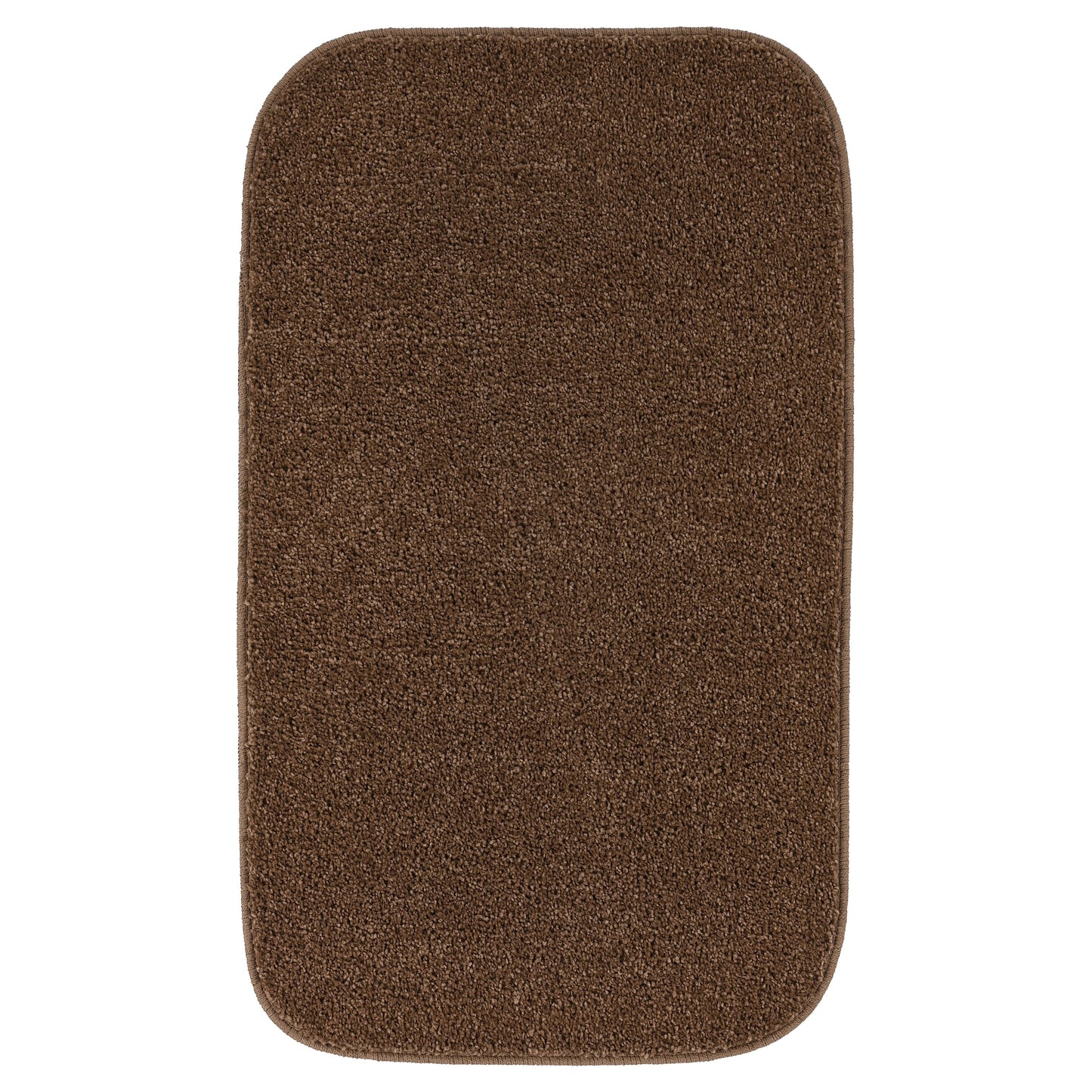 Garland Rug Gramercy Washable Polypropylene Cinnamon Bath Rug, 24" x 40"