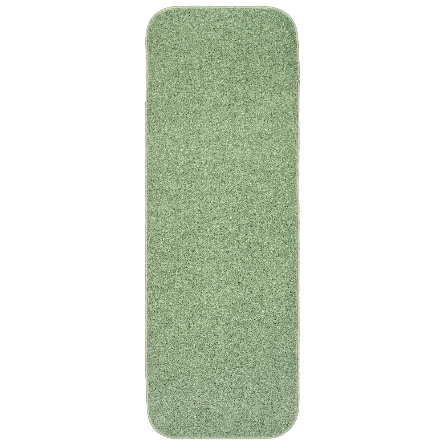 Garland Rug Gramercy Washable Polypropylene Deep Fern Bathroom Runner, 22â€ x 60â€