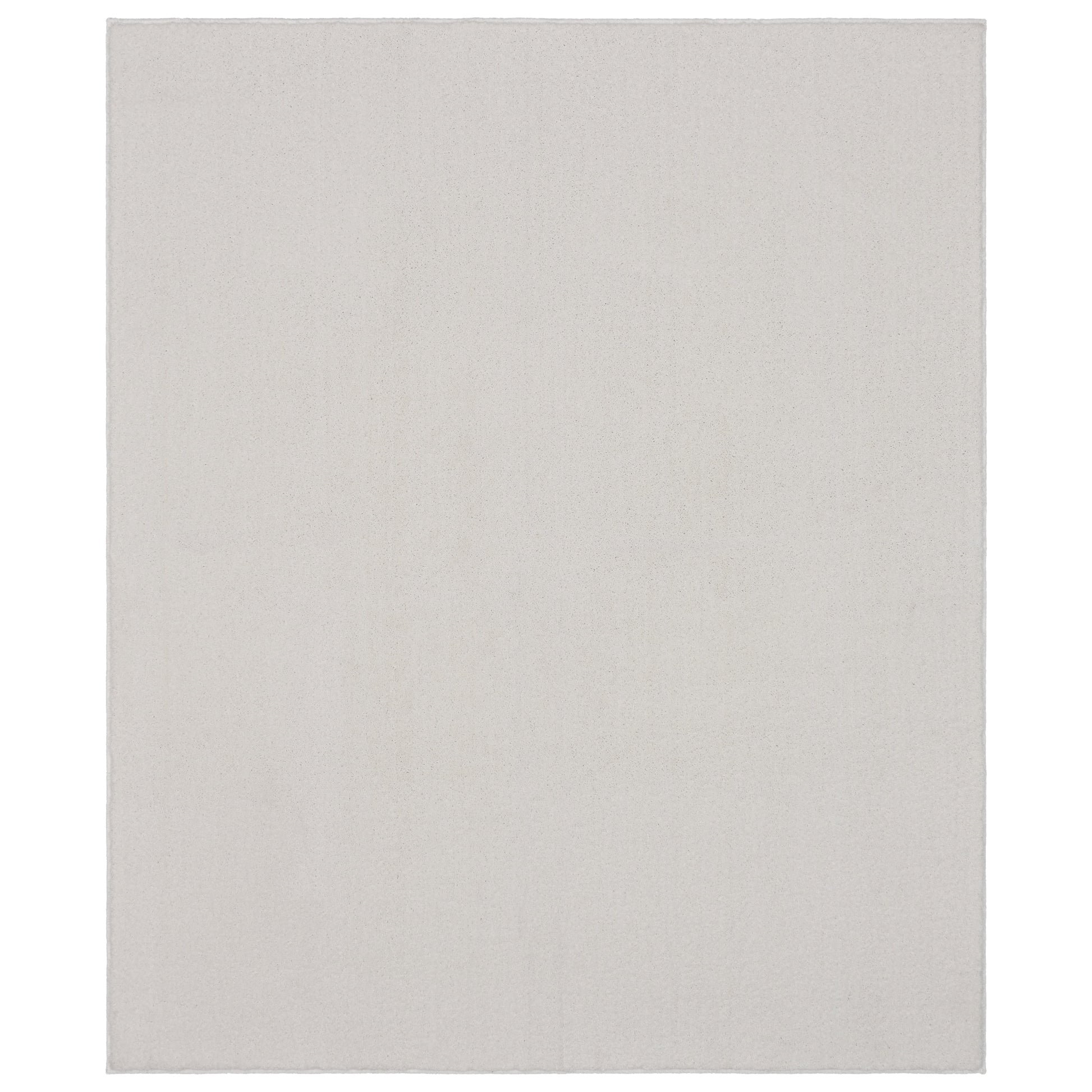 Garland Rug Gramercy Washable Polypropylene White Bathroom Carpet, 4' x 6'