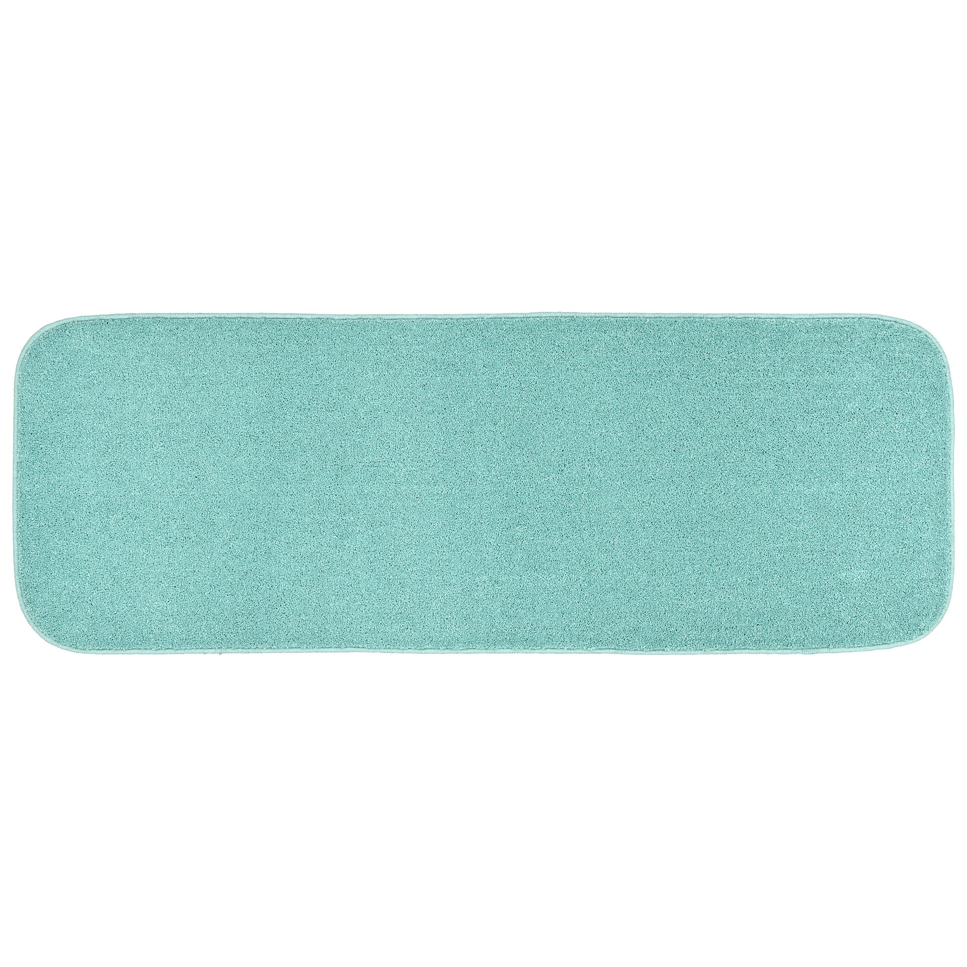Garland Rug Sedona Washable Polypropylene Sea Foam Bathroom Runner, 22â€ x 60â€