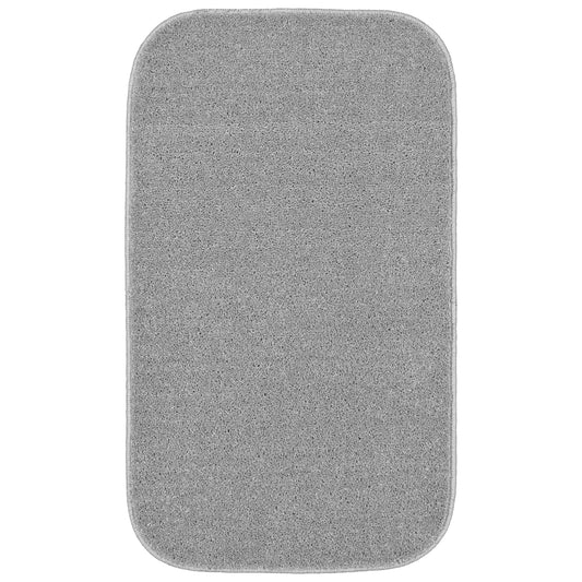 Garland Rug Sedona Washable Polypropylene Silver Bath Rug, 21" x 34"