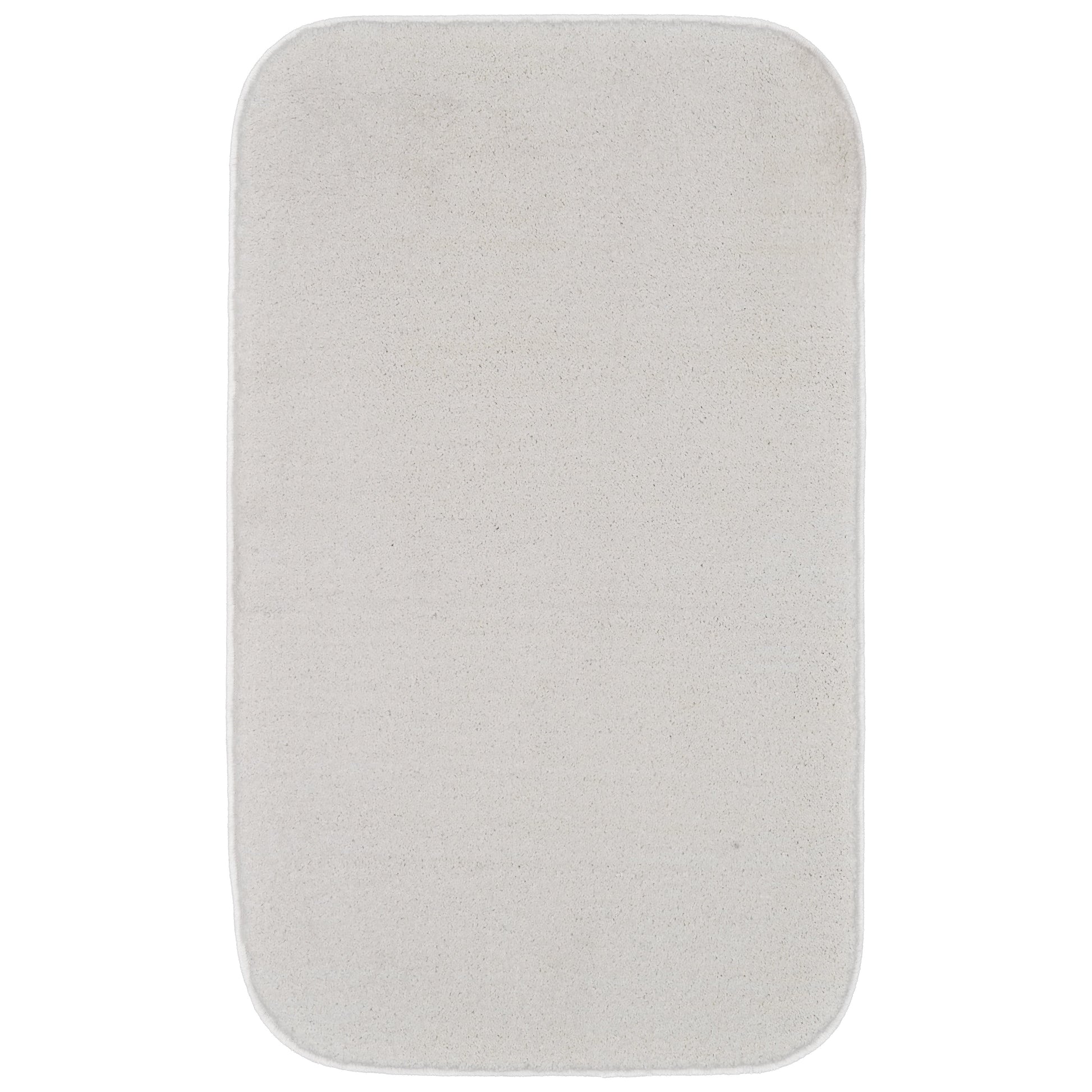 Garland Rug Sedona Washable Polypropylene White Bath Rug, 24" x 40"