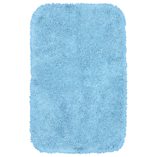 Garland Rug Serendipity Washable Nylon Basin Blue Bath Rug, 24" x 40"