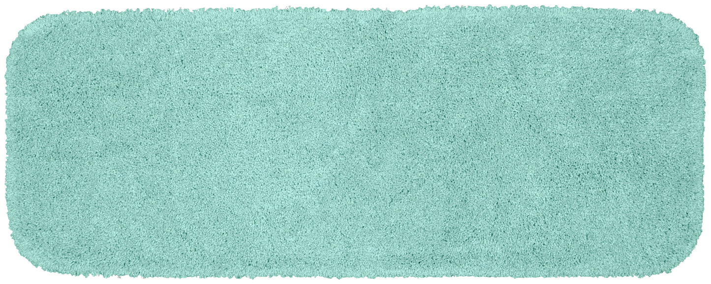 Garland Rug Serendipity Corredor de BaÃ±o Lavable de Nailon con Espuma Marina, 22" x 60"