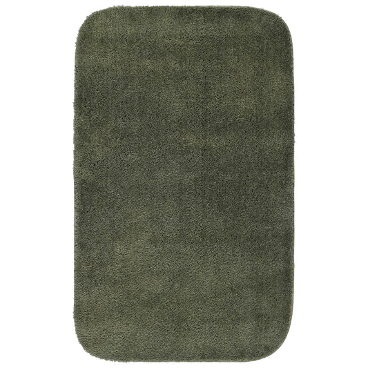 Garland Rug Traditional Washable Nylon Deep Fern Bath Rug, 24" x 40"