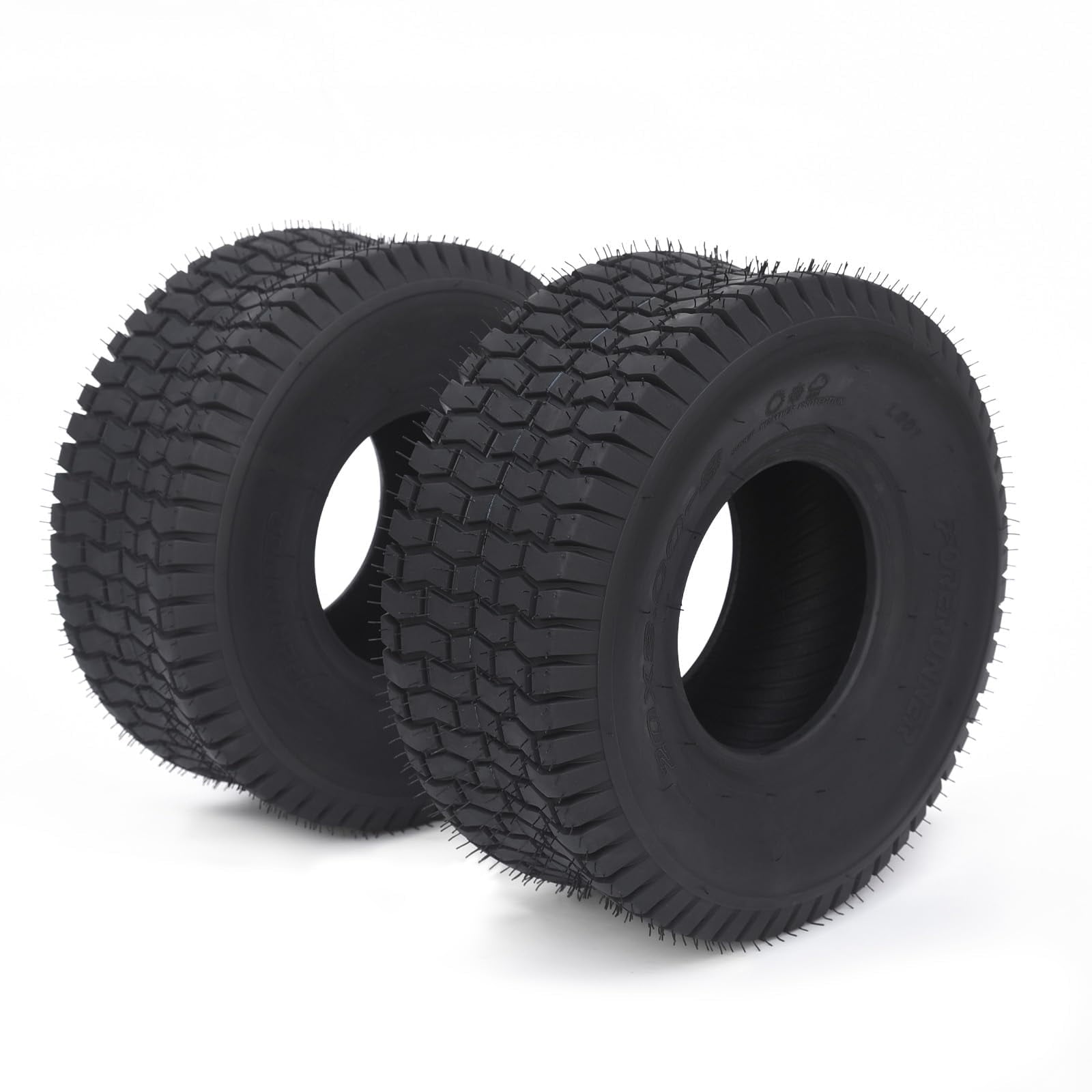 Garvee Lawn Mower Tires, 2Pcs 20x8.00-8 4PR Turf Tires & Garden Tire for Tractor Riding Mower, Tubeless