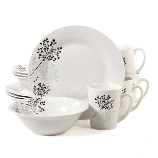 Gibson Home Netherwood Dinnerware Set, 12 Piece