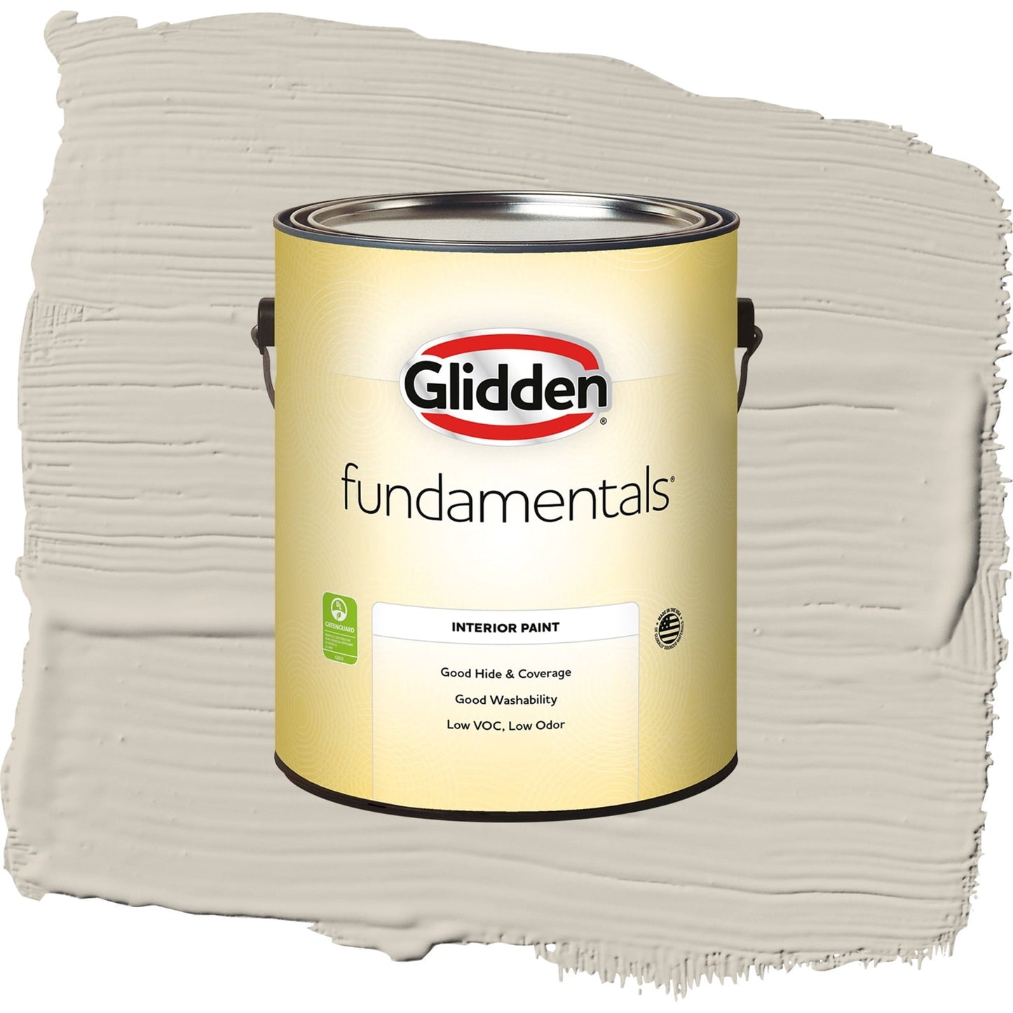 Glidden Fundamentals Dust Bunny / Beige, Semi-Gloss Interior Paint, 1 Gallon