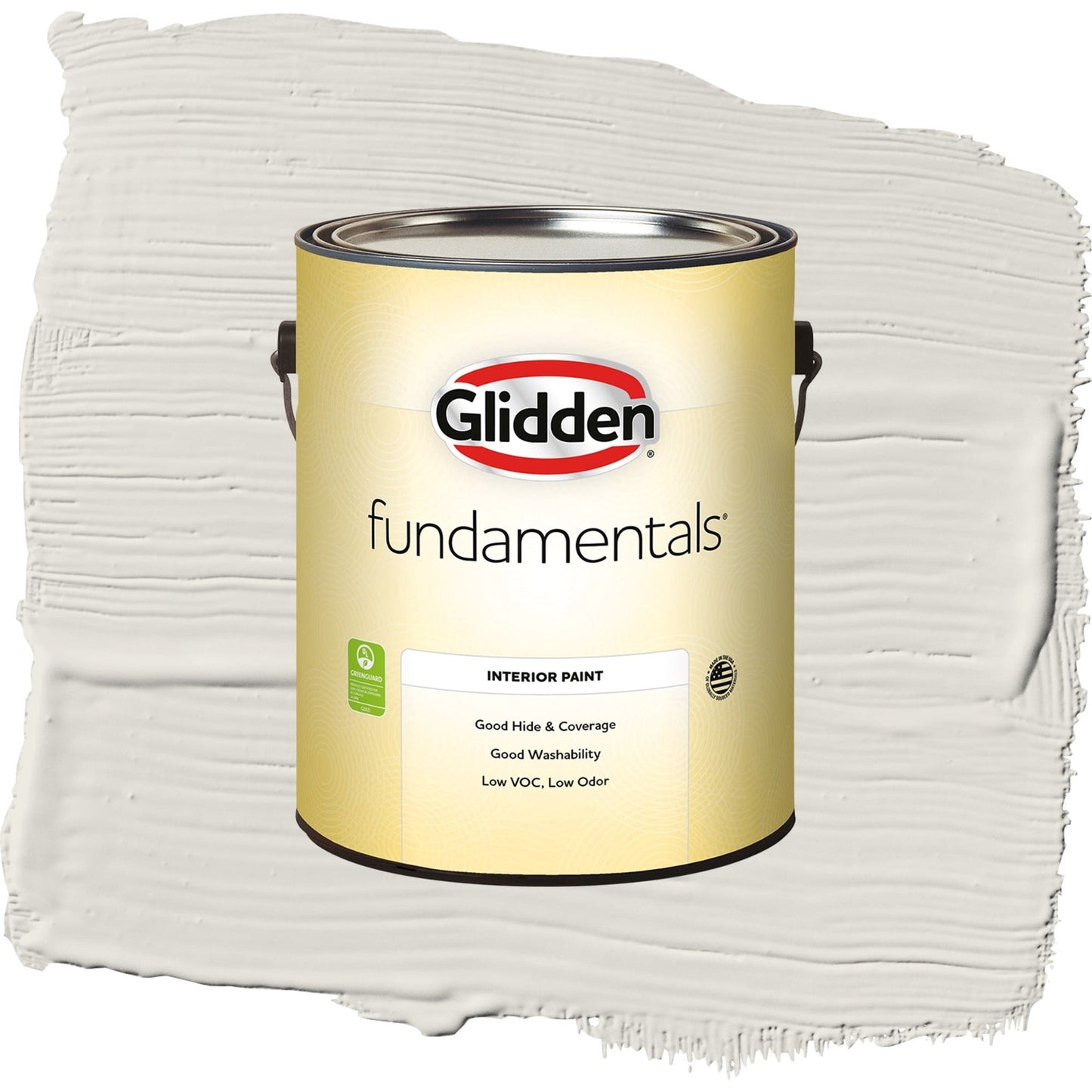 Glidden Fundamentals Shark / Beige, Semi-Gloss Interior Paint, 1 Gallon