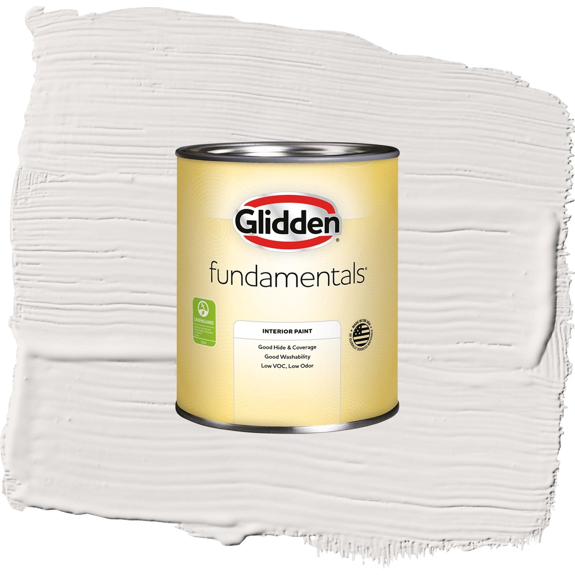 Glidden Fundamentals Dusky Dawn / Grey, Semi-Gloss Interior Paint, 1 Quart