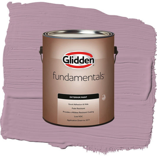 Glidden Fundamentals Ashberry / Purple, Flat Exterior Paint, 1 Gallon