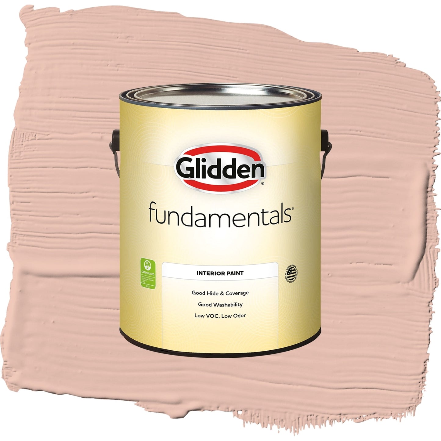 Glidden Fundamentals Adorable / Orange, Semi-Gloss Interior Paint, 1 Gallon