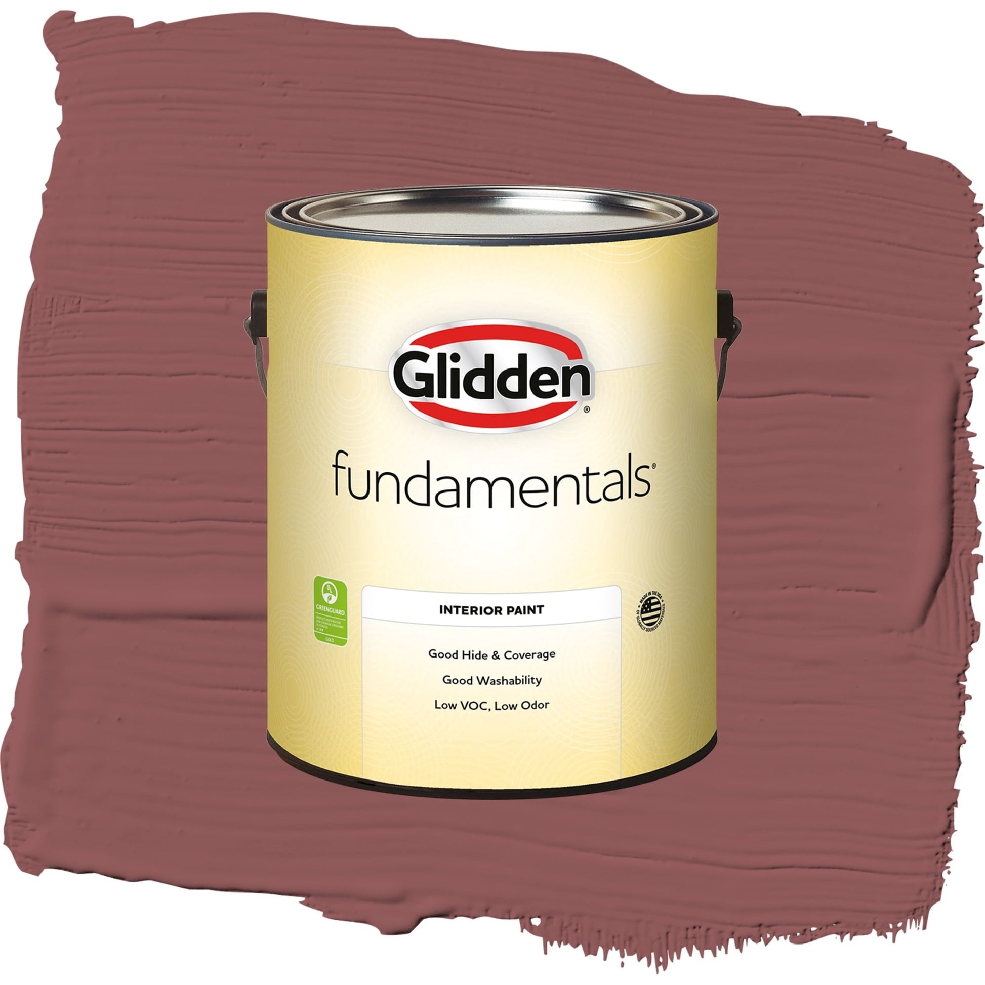 Glidden Fundamentals Barn Door / Red, Eggshell Interior Paint, 1 Gallon