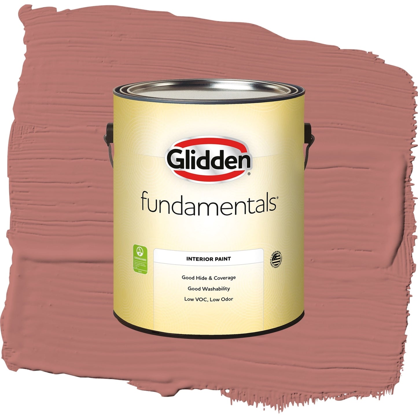 Glidden Fundamentals Earth Rose / Red, Eggshell Interior Paint, 1 Gallon