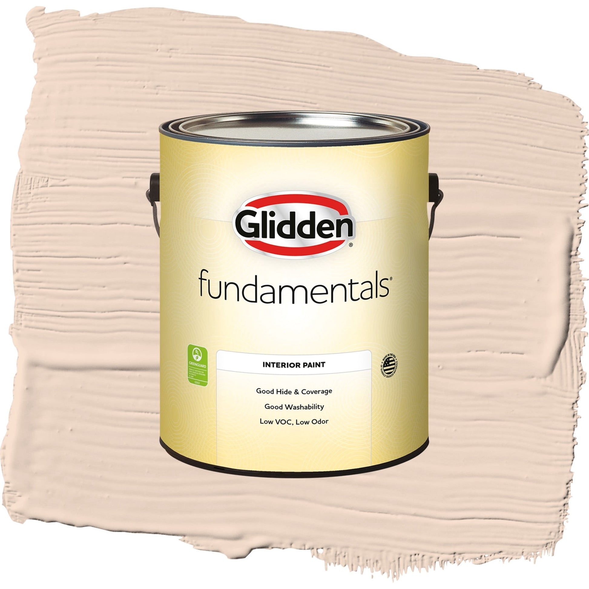 Glidden Fundamentals Enjoy / Orange, Semi-Gloss Interior Paint, 1 Gallon