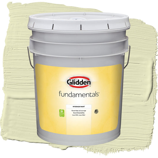 Glidden Fundamentals Forgive Quickly / Green, Flat Interior Paint, 5 Gallon