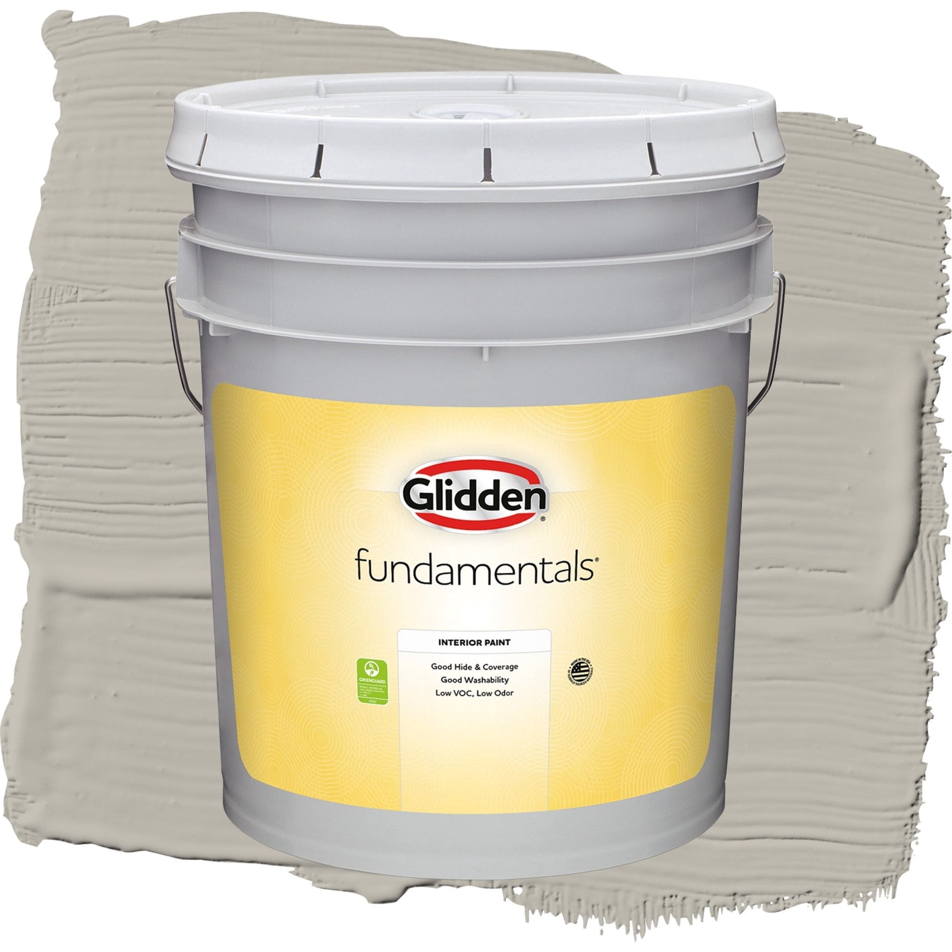 Glidden Fundamentals Ghost Writer / Beige, Eggshell Interior Paint, 5 Gallon