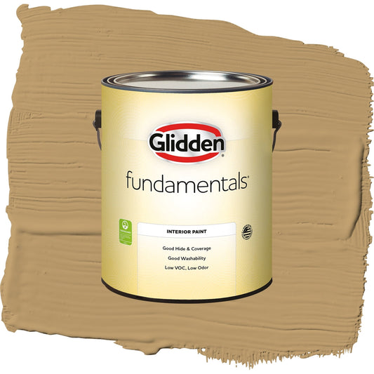Glidden Fundamentals Golden Granola / Beige, Eggshell Interior Paint, 1 Gallon
