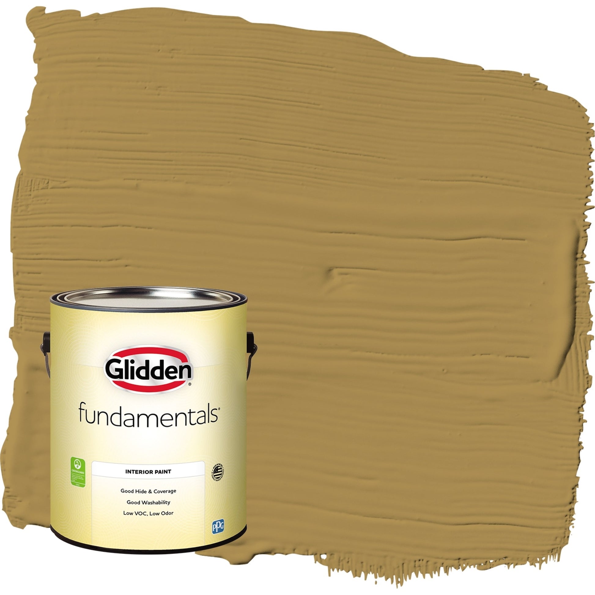 Glidden Fundamentals Graceful Gazelle / Brown, Eggshell Interior Paint, 1 Gallon