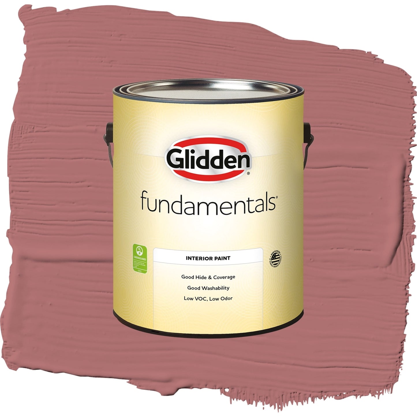 Glidden Fundamentals Horizon Glow / Red, Eggshell Interior Paint, 1 Gallon
