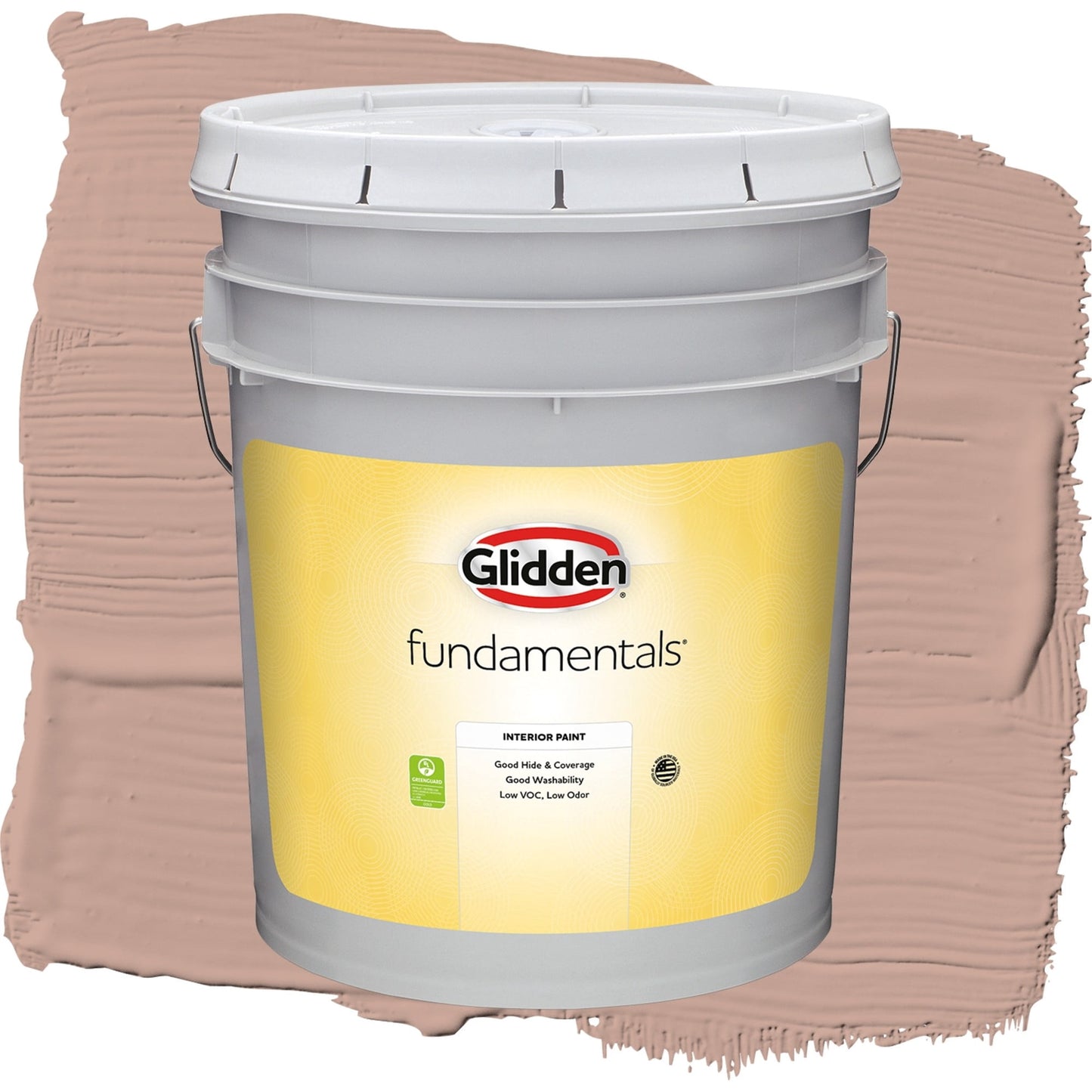 Glidden Fundamentals Just Rosey / Orange, Eggshell Interior Paint, 5 Gallon