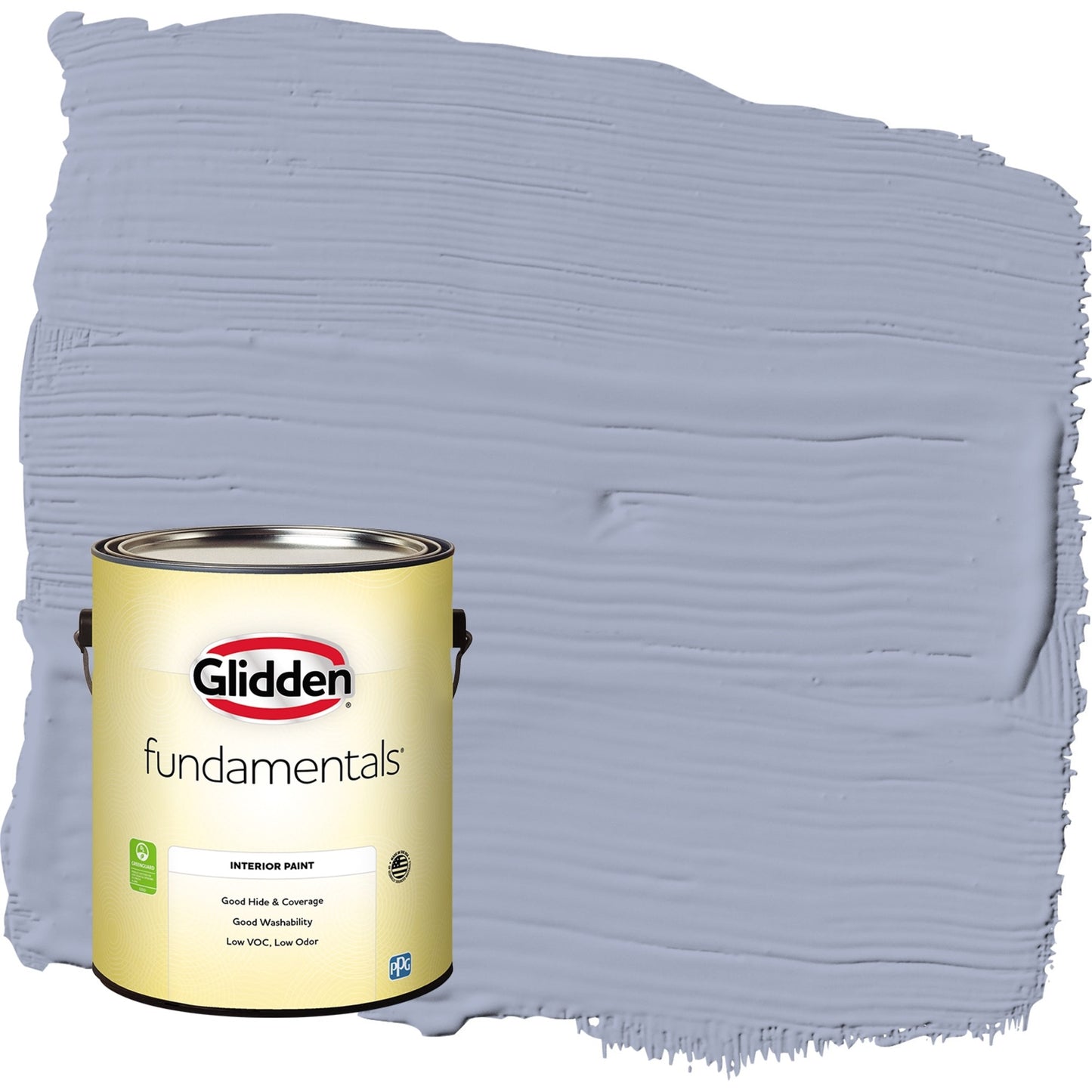 Glidden Fundamentals Pintura Interior Semibrillante Lila Tiempo / PÃºrpura, 1 GalÃ³n