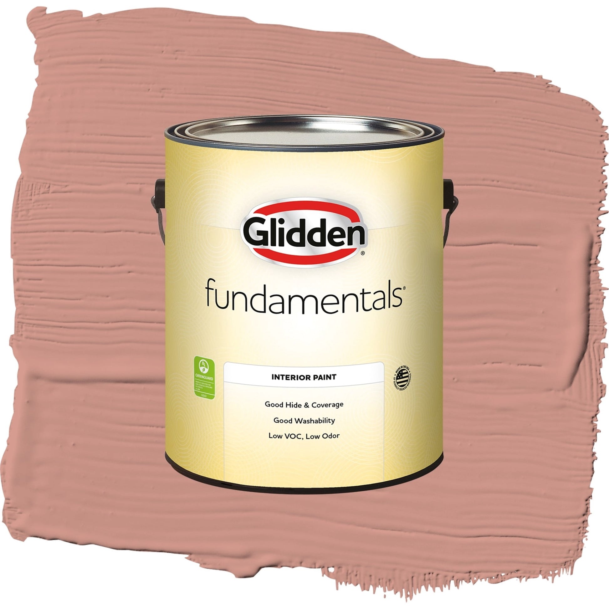 Glidden Fundamentals Long Weekend / Orange, Semi-Gloss Interior Paint, 1 Gallon