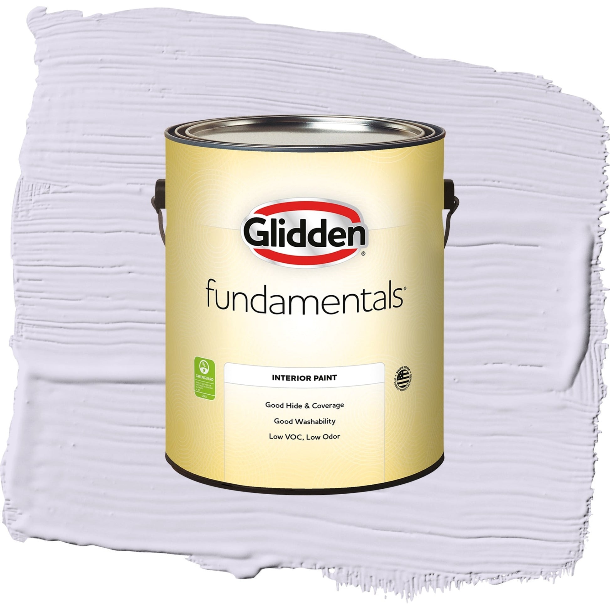 Glidden Fundamentals Misty Violet / Purple, Semi-Gloss Interior Paint, 1 Gallon
