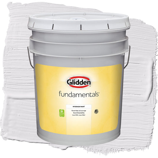 Glidden Fundamentals Orchid Blossom / Purple, Eggshell Interior Paint, 5 Gallon