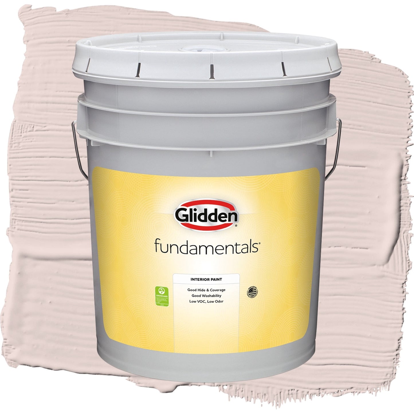 Glidden Fundamentals Romeo / Pink, Eggshell Interior Paint, 5 Gallon