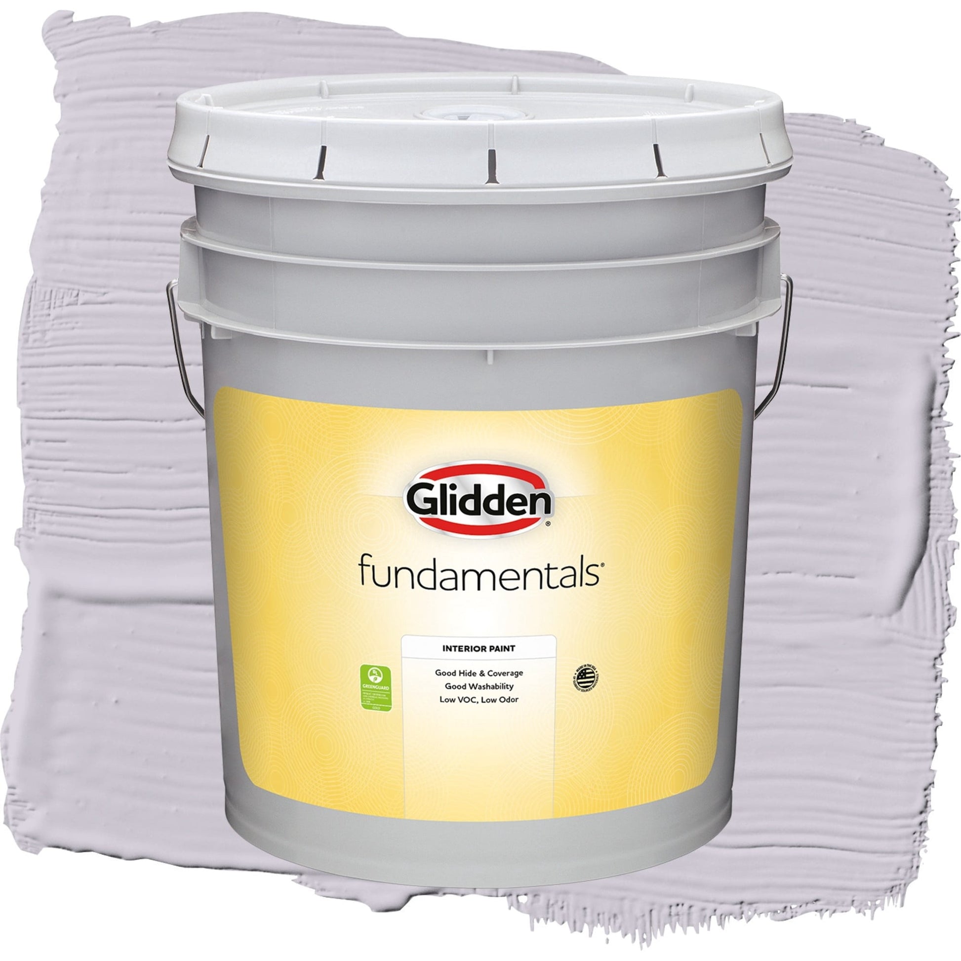 Glidden Fundamentals Silver Chalice / Purple, Eggshell Interior Paint, 5 Gallon
