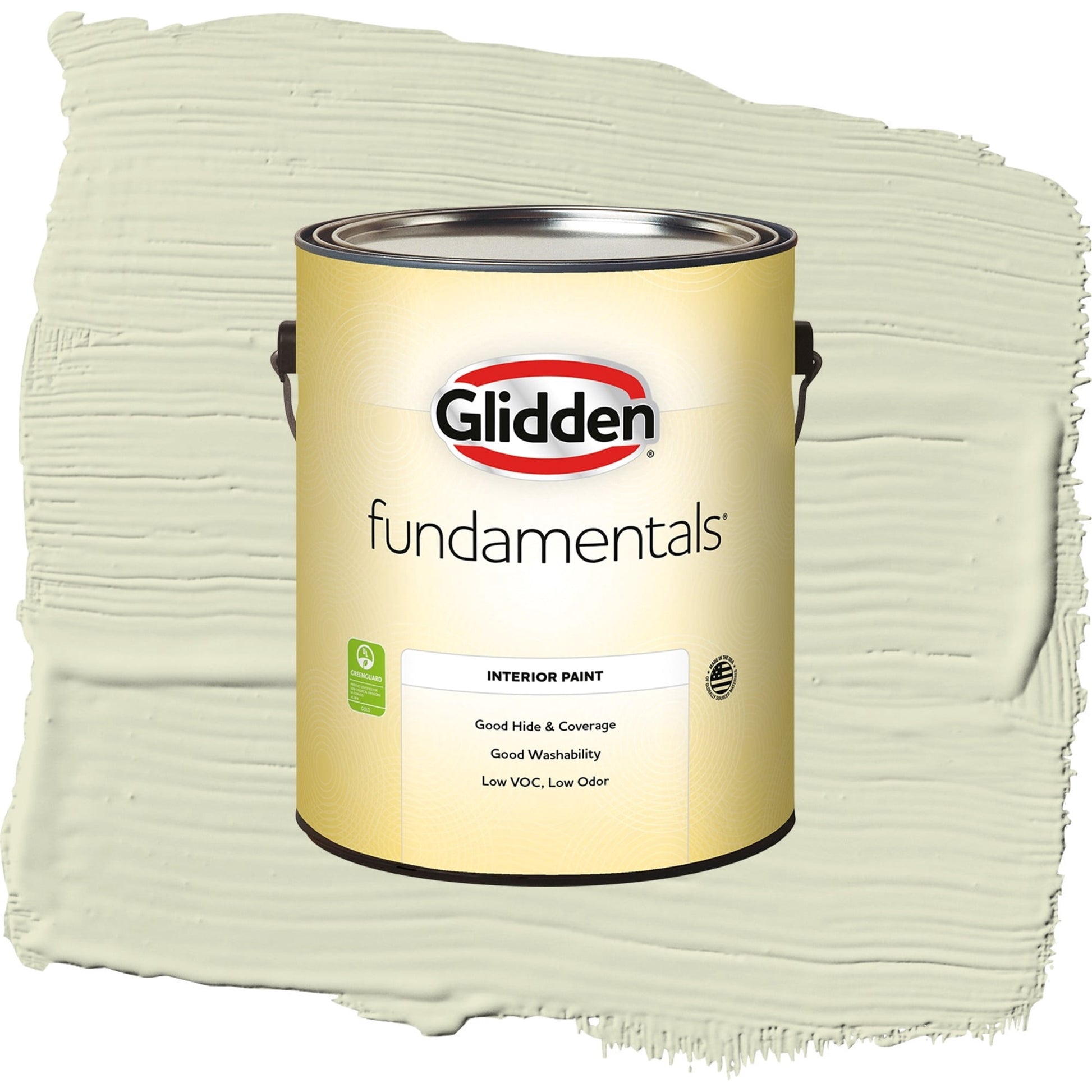 Glidden Fundamentals Slow Dance / Green, Eggshell Interior Paint, 1 Gallon