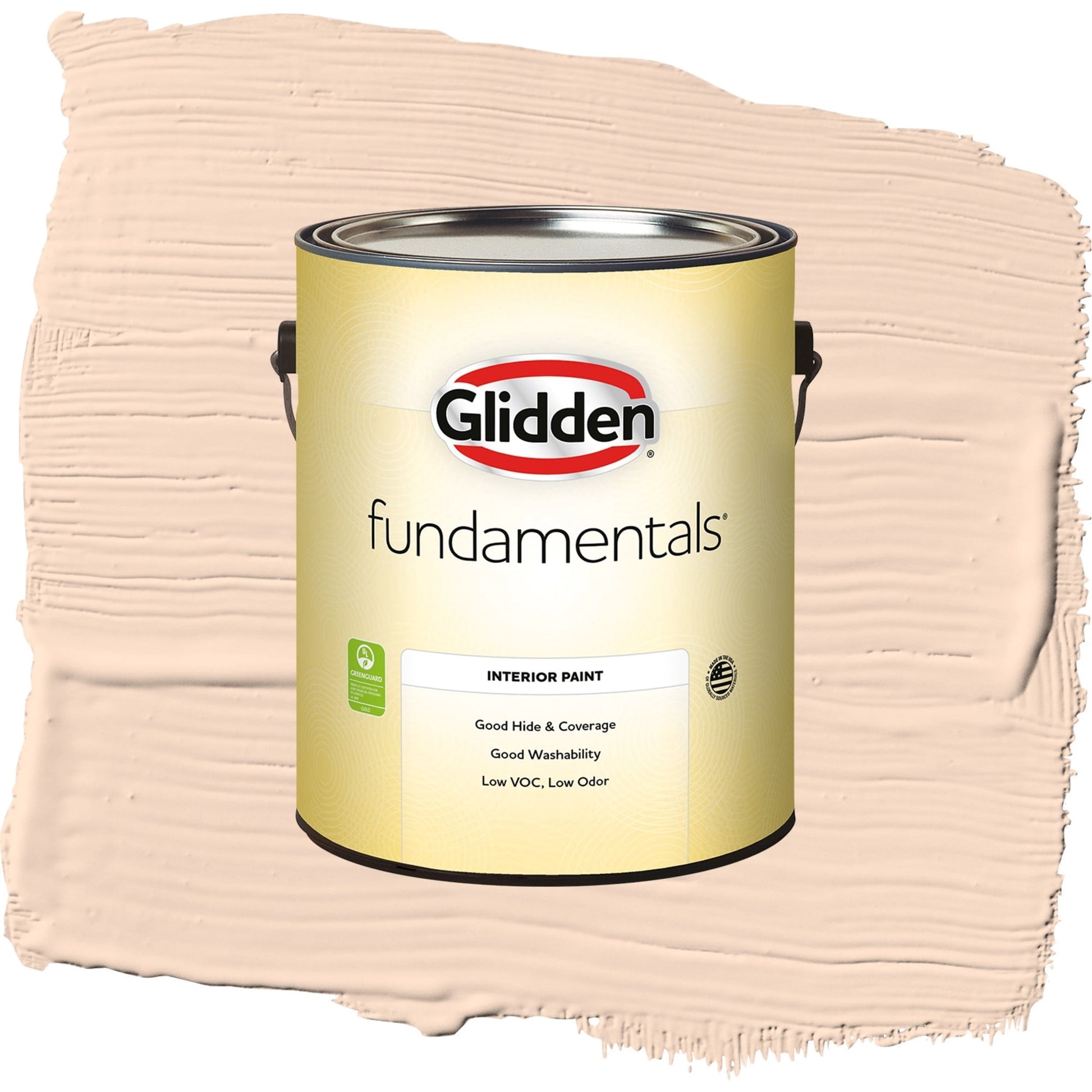 Glidden Fundamentals Sourpatch Peach / Orange, Semi-Gloss Interior Paint, 1 Gallon