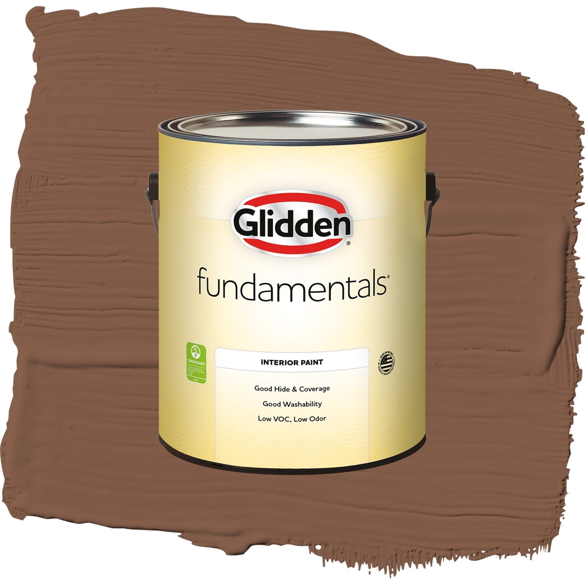 Glidden Fundamentals Spiced Cinnamon / Beige, Eggshell Interior Paint, 1 Gallon