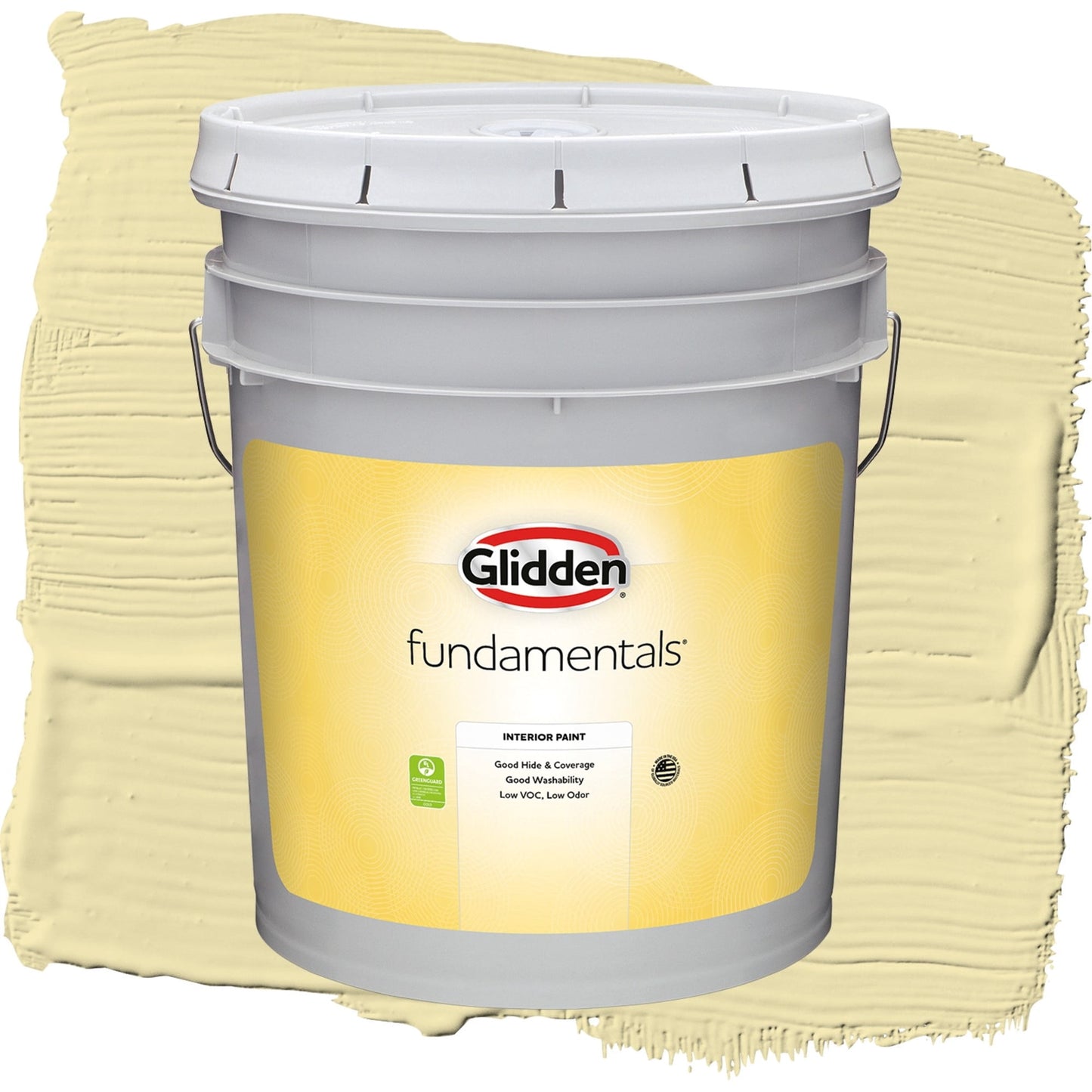 Glidden Fundamentals Star Bright / Green, Flat Interior Paint, 5 Gallon