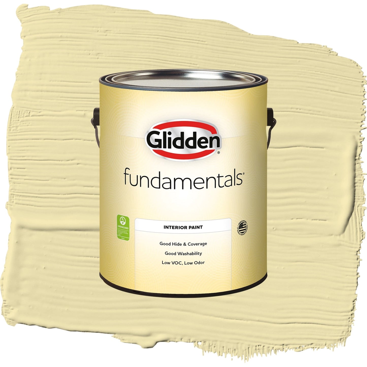 Glidden Fundamentals Star Bright / Green, Semi-Gloss Interior Paint, 1 Gallon