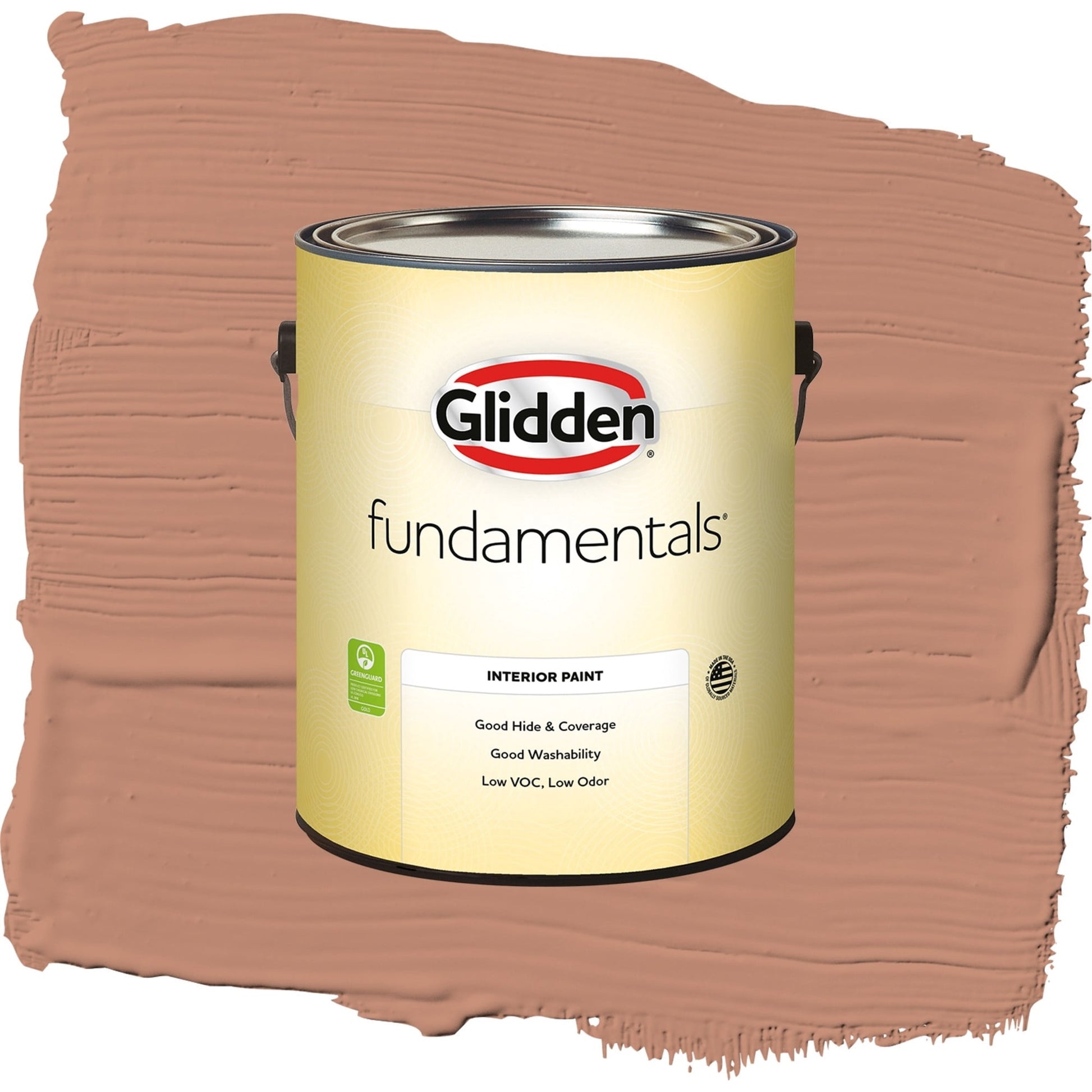 Glidden Fundamentals Terrazzo Tan / Orange, Eggshell Interior Paint, 1 Gallon
