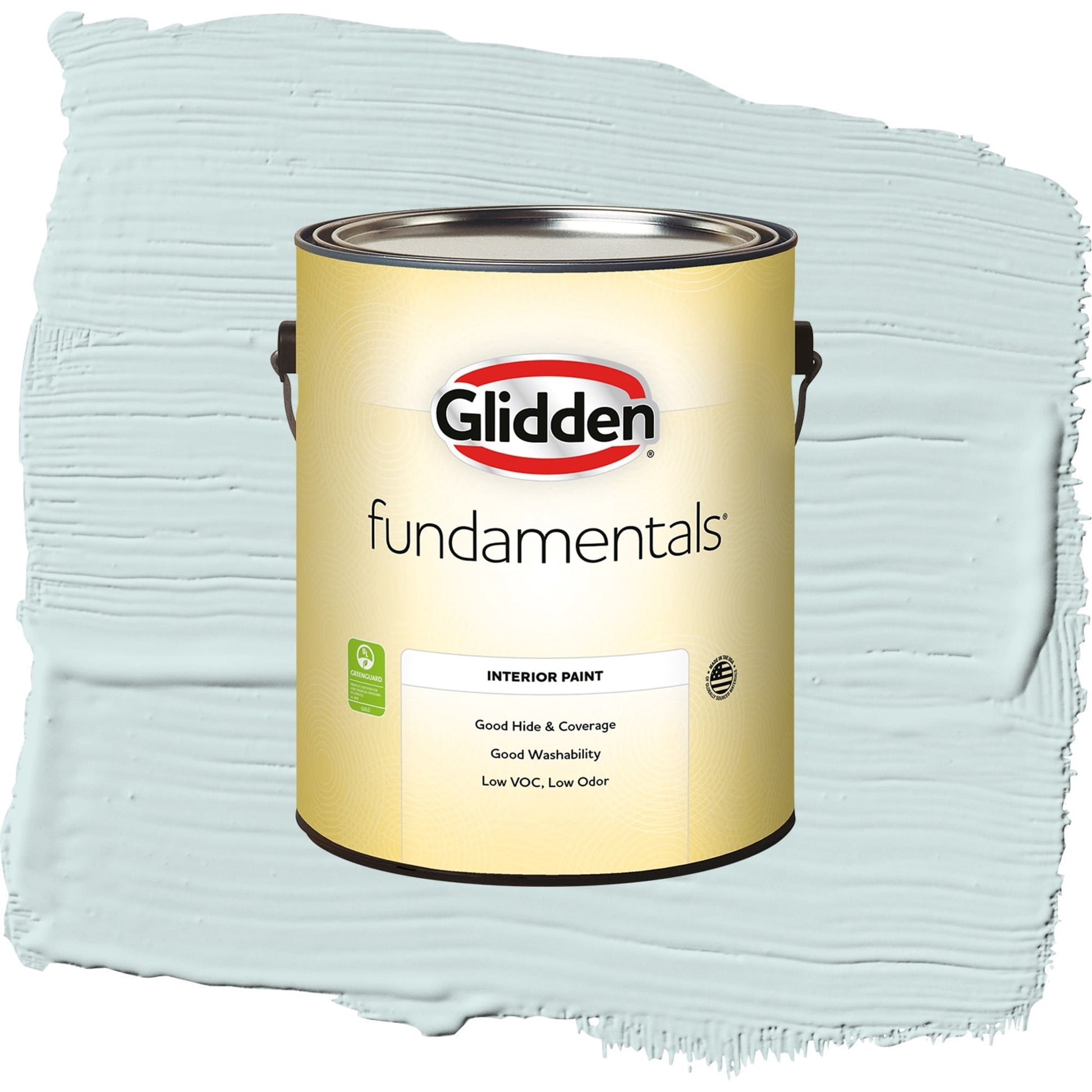 Glidden Fundamentals Watery Blue / Aqua Eggshell Interior Paint, 1 Gallon