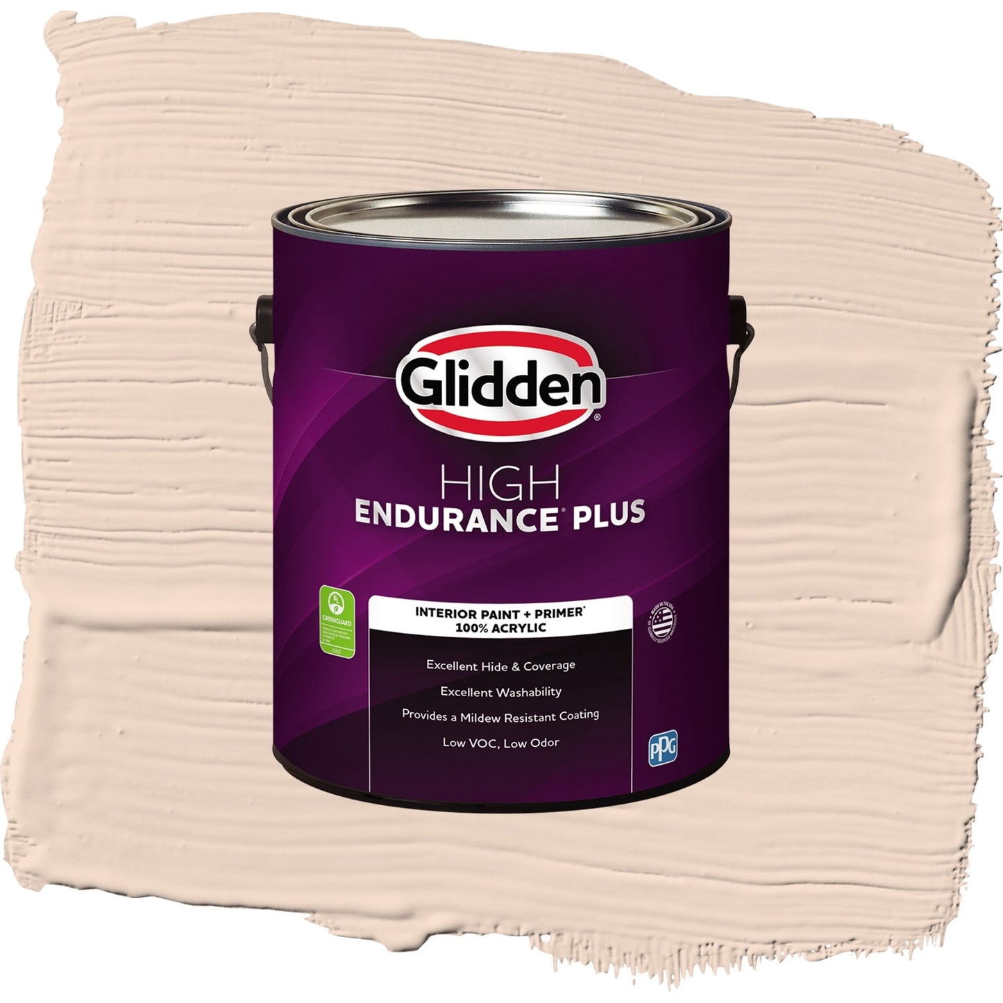 Glidden HEP Enjoy / Orange, Semi-Gloss Interior Paint with Primer, 1 Gallon