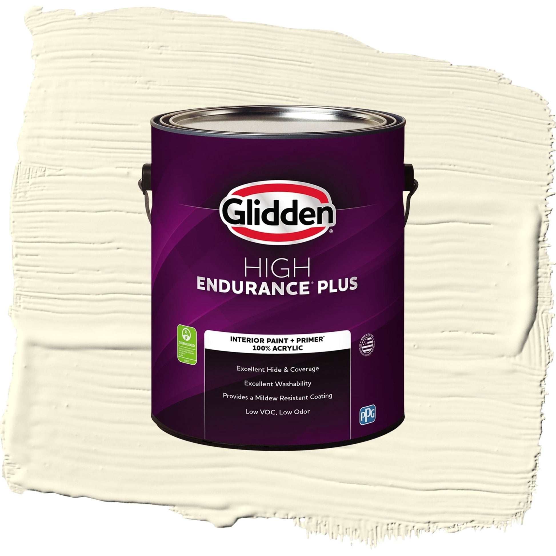 Glidden HEP Lotus Flower / Yellow, Semi-Gloss Interior Paint with Primer, 1 Gallon